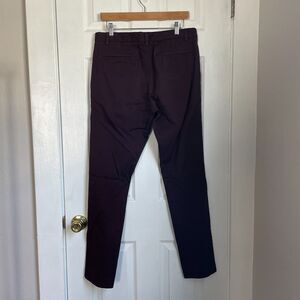 COS slim fit maroon pants chinos size 34R